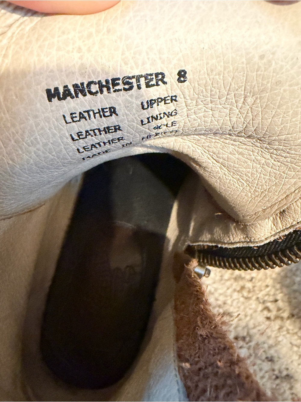 Freebird Manchester SIZE 8 Black Leather Lace-Up Combat Bootie with Side Zipper - Picture 3 of 10